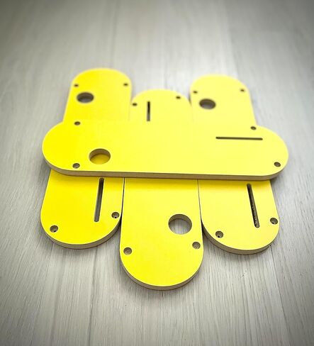 إدراجات Cncdesigns Zero Clearance (4 عبوات) لـ DeWalt DWE7485 مع فتحة سكين التثبيت in Kuwait