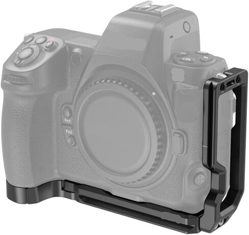 متوافق مع كاميرا Nikon Z8 - مجموعة قفص الكاميرا المحمولة على شكل حرف L، ملحق التصوير العمودي (3942) in Saudi Arabia