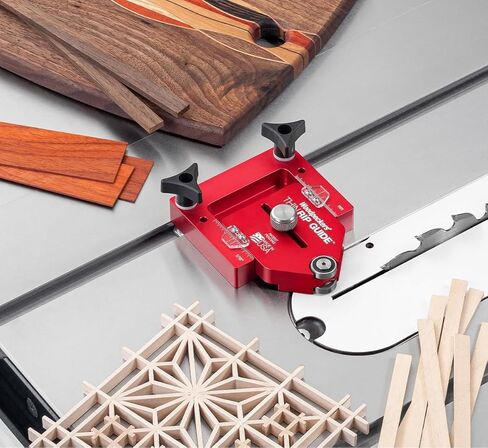 Woodpeckers ThinRip Guide, Thin Rip Jig for Quickly Cutting Safe Accurate + Repeatable Narrow Strips, Inch & Metric Scales, Table Saw Accessory, USA Made - TRG in Saudi Arabia