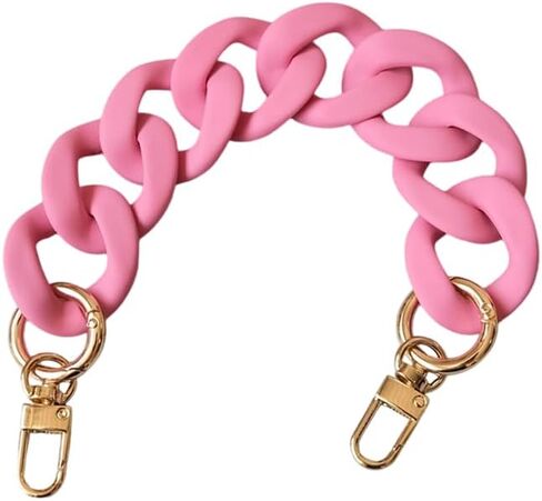 LannuMet Acrylic Resin Purse Chain Handbag Decoration Chain Strap Replacement,Leopard,15.75 in in Kuwait