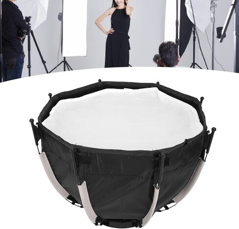 Diyeeni Basics Lantern Softbox، معدل ضوء ناعم 11.41 بوصة مع شبكة، صندوق ناعم مثبت على Bowens لإضاءة LED المستمرة، إعداد سريع لصورة فيديو الاستوديو in Kuwait