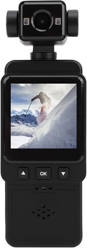 Camera, 1080P HD Video Recording, 1.53 Inch Screen, Intelligent Stabilization, 180 Degree Wide Angle Lens, 270 Degree Rotating Head, with Multiple Mounting Options for in Kuwait