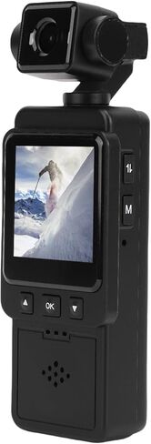 Camera, 1080P HD Video Recording, 1.53 Inch Screen, Intelligent Stabilization, 180 Degree Wide Angle Lens, 270 Degree Rotating Head, with Multiple Mounting Options for in Kuwait