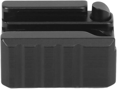 GLOGLOW Mount Bracket Limit محول تركيب الحذاء البارد، سبائك الألومنيوم، حقيبة تخزين السهم، أسود، 24 جرام، للكاميرات والميكروفونات والشاشات والأضواء وملحقات المعدات الأخرى in Saudi Arabia