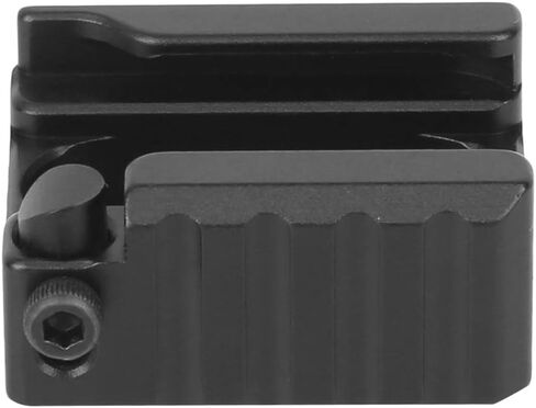 GLOGLOW Mount Bracket Limit محول تركيب الحذاء البارد، سبائك الألومنيوم، حقيبة تخزين السهم، أسود، 24 جرام، للكاميرات والميكروفونات والشاشات والأضواء وملحقات المعدات الأخرى in Saudi Arabia