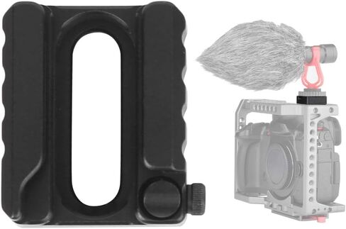 GLOGLOW Mount Bracket Limit محول تركيب الحذاء البارد، سبائك الألومنيوم، حقيبة تخزين السهم، أسود، 24 جرام، للكاميرات والميكروفونات والشاشات والأضواء وملحقات المعدات الأخرى in Saudi Arabia