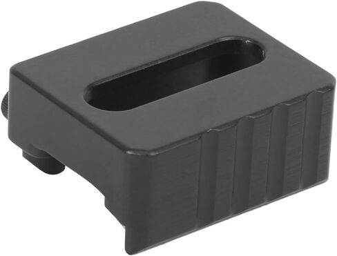 GLOGLOW Mount Bracket Limit محول تركيب الحذاء البارد، سبائك الألومنيوم، حقيبة تخزين السهم، أسود، 24 جرام، للكاميرات والميكروفونات والشاشات والأضواء وملحقات المعدات الأخرى in Saudi Arabia