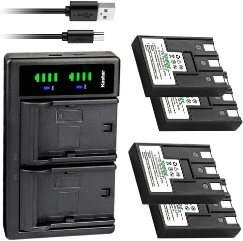 استبدال شاحن بطارية USB Kastar LTD2 لكاميرا Canon PowerShot SD500، PowerShot SD550، PowerShot A80، PowerShot 100، PowerShot 20، Digital IXUS 700، Digital IXUS 750، Digital IXUS i in Saudi Arabia