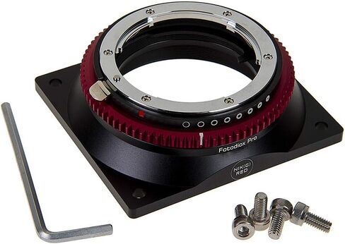 محول تركيب عدسة Fotodiox Pro متوافق مع عدسات Nikon Nikkor F-Mount G-Type إلى أجسام كاميرا السينما الرقمية الحمراء in Saudi Arabia