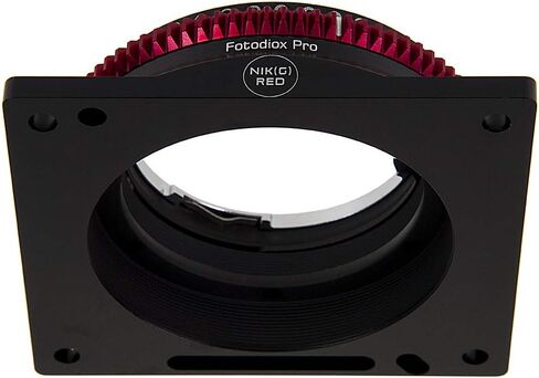 محول تركيب عدسة Fotodiox Pro متوافق مع عدسات Nikon Nikkor F-Mount G-Type إلى أجسام كاميرا السينما الرقمية الحمراء in Saudi Arabia