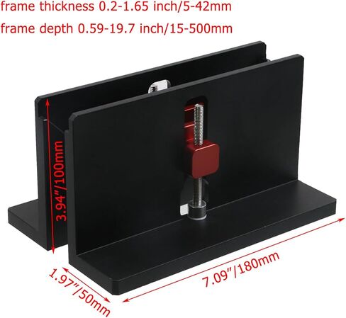 Right Angle Spline Jig for Table Saw Router Table Strengthen Miter Joints and Add Design, Black Adjustable Corner Dove Tail Jig for Picture Frames Small Boxes and other Joinery in Saudi Arabia