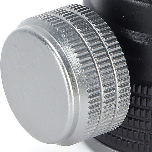 Tripod Ball Head Mount Geared Mini Hot Shoe Adapter 1/4 Inch Aluminum Alloy - 360° Swivel, Dual - Knob Control for DSLR Camera, Mobile Phone Supports in Saudi Arabia