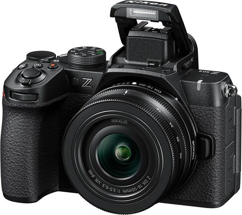 كاميرا Nikon Z50 II الرقمية بدون مرآة مع عدسة NIKKOR Z DX مقاس 16-50 مم f/3.5-6.3 VR (متجددة) (كاميرا مع مجموعة عدسات + حزمة الملحقات الأساسية لصور Sunshine) in Saudi Arabia
