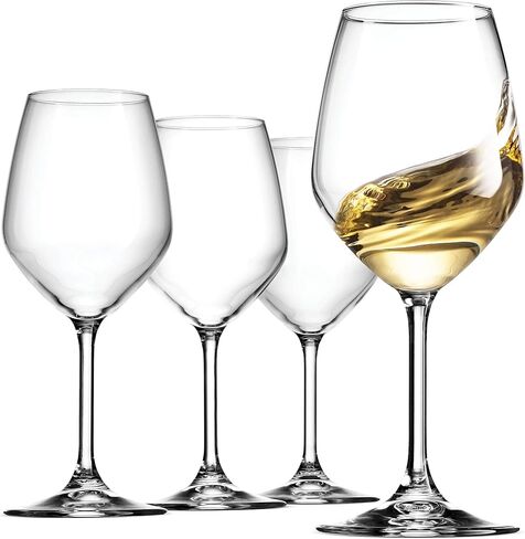 Bormioli Rocco 18oz من النبيذ الأحمر ، زجاج النجوم الصافي الكريستالي ، حافة ليزر لتذوق النبيذ ، والأواني الزجاجية الأنيقة للحفلات ، وجودة المطعم (مجموعة من 4) in Saudi Arabia