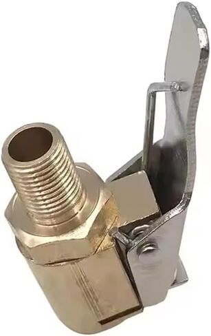 ظرف هواء للإطارات بقفل نحاسي، محول خرطوم ضاغط هواء للإطارات لتوصيل الالتواء يتحول إلى قفل، مشبك مضخة ضاغط الهواء مانع للتسرب على ظرف الإطار، خيط فوهة الإطار in Saudi Arabia