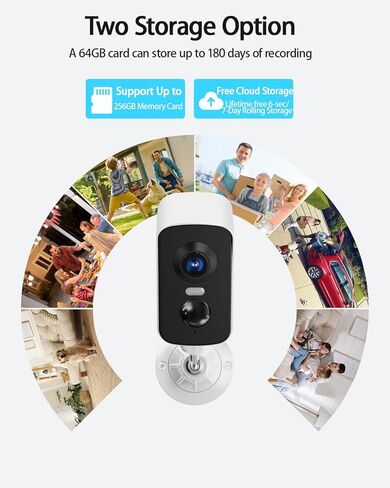 fanxiang 2K Magnetic Security Camera Outdoor Wireless Rechargeable Battery Camera WiFi, 300° Pan Rotating, AI Motion Detection, PIR, Spotlight, Siren, Two-Way Talk, IP65, SD/Cloud Storage in Saudi Arabia