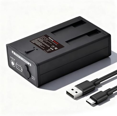 Pickle Power 5000mAh Rechargeable Lithium Battery Pack for Moultrie Edge, Edge 2, Edge Pro, Edge 2 Pro Trail Camera, USB-C & Solar Panels Charging in Kuwait