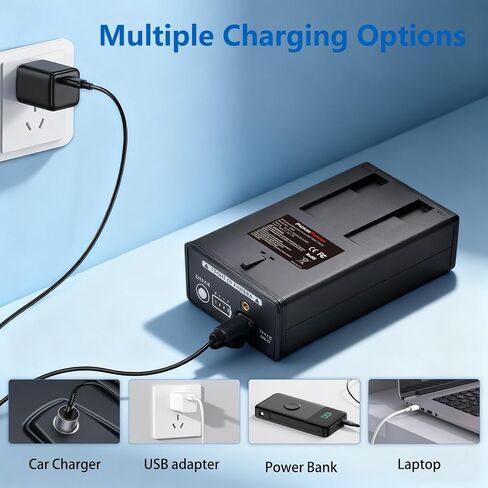 Pickle Power 5000mAh Rechargeable Lithium Battery Pack for Moultrie Edge, Edge 2, Edge Pro, Edge 2 Pro Trail Camera, USB-C & Solar Panels Charging in Kuwait