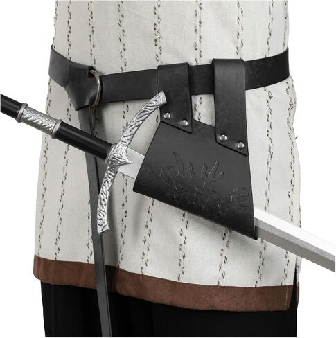 Hiifeuer Sword Sword Frog مع حزام ، فايكنغ السيف الحافظة Scabbards خمر عصر النهضة سيف غمد الحافظة لرين فير in Saudi Arabia