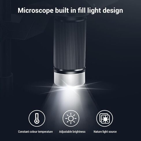 مجهر رقمي من بيوينر مقاس 4.3 بوصة، مجهر لحام تكبير 1000 مرة مع 6 مصابيح LED، ومجهر مجاهر رقمي لإصلاح الإلكترونيات، وفحص المجوهرات in Saudi Arabia