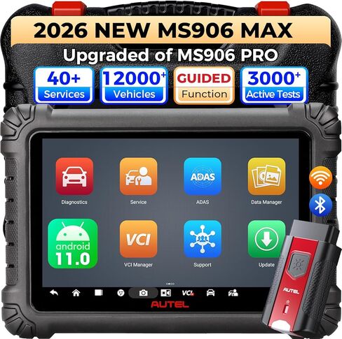 Autel Scanner MaxiPRO MP900TS, 2025 8in MP900-TS Top TPMS as MS906 Pro-TS, Up of MaxiSYS MS906 PRO MS906TS MP900BT MK900-TS, ECU Coding, 40+ Service, Bidirectional Scan tool, Auto Scan 2.0 CAN FD&DOIP in Saudi Arabia