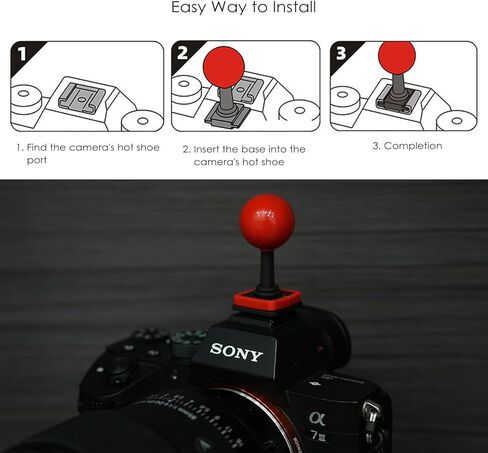 غطاء حذاء ساخن للكاميرا، ملحقات حماية فريدة من نوعها متوافقة مع Sony Canon Fuji Nikon Leical Pentax إلخ، أسود in Kuwait