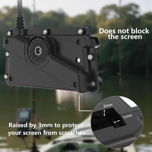 حافظة واقية بلاستيكية متوافقة مع Garmin Livescope Plus LVS34 (أسود) in Kuwait