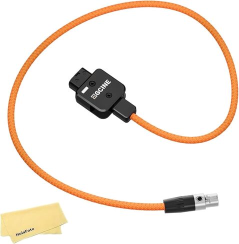 كابل طاقة ZGCINE DT-MX D-Tap إلى 4Pin mini XLR لشاشات TVLogic - صنبور D قابل للدوران 180 درجة، مؤشر مضاد للعكس، مجدول من النايلون 60 سم in Kuwait