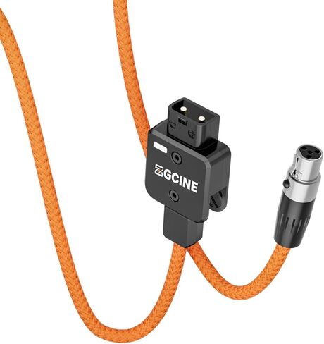 كابل طاقة ZGCINE DT-MX D-Tap إلى 4Pin mini XLR لشاشات TVLogic - صنبور D قابل للدوران 180 درجة، مؤشر مضاد للعكس، مجدول من النايلون 60 سم in Kuwait