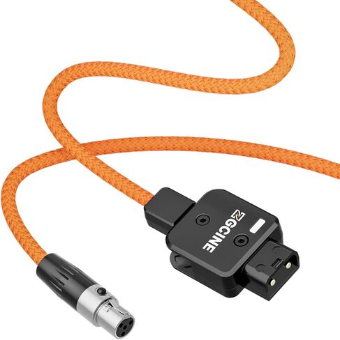 كابل طاقة ZGCINE DT-MX D-Tap إلى 4Pin mini XLR لشاشات TVLogic - صنبور D قابل للدوران 180 درجة، مؤشر مضاد للعكس، مجدول من النايلون 60 سم in Kuwait