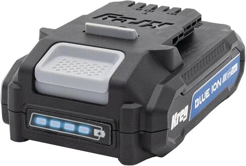 حزمة بطارية Kreg 20V Blue Ion 2Ah - بطارية أداة لاسلكية قابلة لإعادة الشحن - حزمة طاقة متينة لمشاريع الأعمال اليدوية والأعمال الخشبية - الشحن الذكي وحماية الشحن الزائد - خفيفة الوزن وصغيرة الحجم - BATT2A in Kuwait