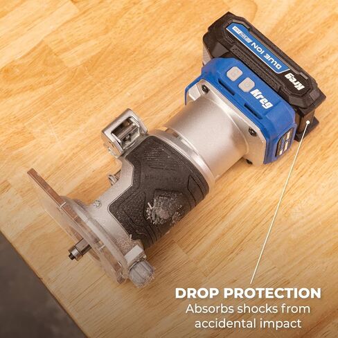 حزمة بطارية Kreg 20V Blue Ion 2Ah - بطارية أداة لاسلكية قابلة لإعادة الشحن - حزمة طاقة متينة لمشاريع الأعمال اليدوية والأعمال الخشبية - الشحن الذكي وحماية الشحن الزائد - خفيفة الوزن وصغيرة الحجم - BATT2A in Kuwait