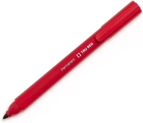 Staples Tru Red Pen علامات دائمة ، حزمة متنوعة نصيحة من 12 in Saudi Arabia