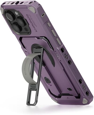 Tilta Khronos Case Compatible with iPhone Pro Max – Lavender | Snap-in Camera Cage Design | Locking Clamp, Passthrough Power & Accessory Mounting for Mobile Filmmaking in Saudi Arabia