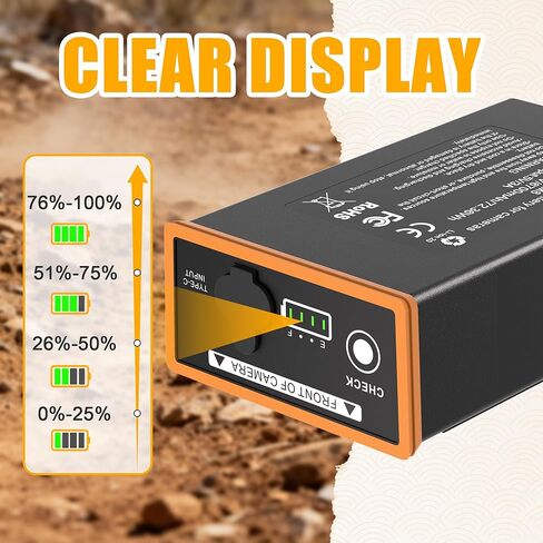 حزمة بطاريات KUNLUN مكونة من 4 قطع متوافقة مع كاميرا Moultrie Edge Cellular Trail، وMoultrie Edge، وEdge PRO، وEdge 2، وEdge 2 PRO، وEdge 3، واستبدال بطارية ليثيوم أيون بقوة 6700 مللي أمبير في الساعة من Moultrie Power mag in Kuwait