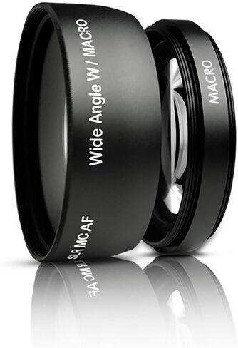 مجموعة عدسات فاخرة لكاميرا Sony Alpha A5000، A5100، A6000، A6300، A6500، NEX-5TL، NEX-6 مع عدسة E-Mount مقاس 16-50 مم - تتضمن: مجموعة مرشح 40.5 مم + عدسة زاوية واسعة 40.5 مم + عدسة تليفوتوغرافي 40.5 مم in Saudi Arabia