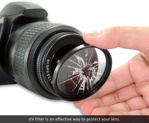 مجموعة عدسات فاخرة لكاميرا Sony Alpha A5000، A5100، A6000، A6300، A6500، NEX-5TL، NEX-6 مع عدسة E-Mount مقاس 16-50 مم - تتضمن: مجموعة مرشح 40.5 مم + عدسة زاوية واسعة 40.5 مم + عدسة تليفوتوغرافي 40.5 مم in Saudi Arabia