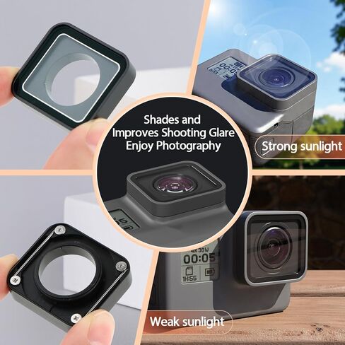 غطاء العدسة الواقي لاستبدال GoPro Hero 7 متوافق مع GoPro Hero 5 6 7 غطاء العدسة ملحقات جزء كاميرا الحركة مع طبقة واقية للعدسة in Kuwait