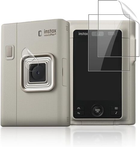 [عبوتان] واقي شاشة لفيلم الحماية instax mini LiPlay HD، صلابة 6 ساعات، خدش، فيلم واقي لكاميرا INSTAX Mini LIPLAY Plus الفورية (ليس زجاجًا مقسى) in Saudi Arabia