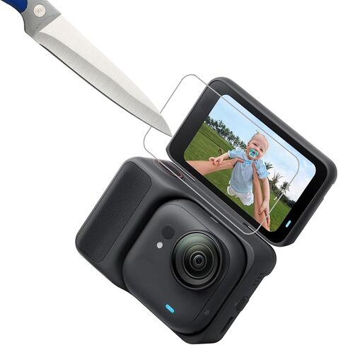 واقي شاشة Mr.Shield متوافق مع Insta360 GO Ultra [زجاج مقسى] [3 عبوات] [زجاج ياباني بصلابة 9H] in Saudi Arabia