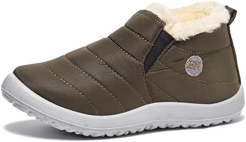 Winter Snow Boots for Women, Fur Lined Warm Ankle Booties, Outdoor Anti-slip Waterproof Comfortable Short Boot, Botas De Invierno Para Mujert in Saudi Arabia