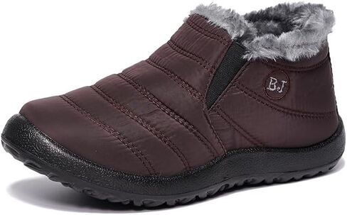 Winter Snow Boots for Women, Fur Lined Warm Ankle Booties, Outdoor Anti-slip Waterproof Comfortable Short Boot, Botas De Invierno Para Mujert in Saudi Arabia