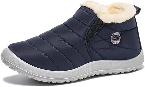 Winter Snow Boots for Women, Fur Lined Warm Ankle Booties, Outdoor Anti-slip Waterproof Comfortable Short Boot, Botas De Invierno Para Mujert in Saudi Arabia