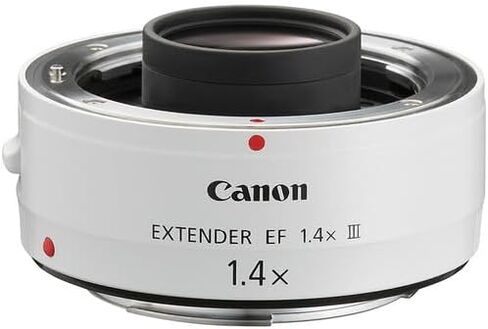 موسع كانون EF 1.4X III | محول تقريب من السلسلة L لعدسات Canon EF | زيادة البعد البؤري للرياضة والحياة البرية والتصوير عن بعد (4409B002) + بطاقة ذاكرة سعة 64 جيجابايت + حقيبة Canon EOS 200ES in Saudi Arabia