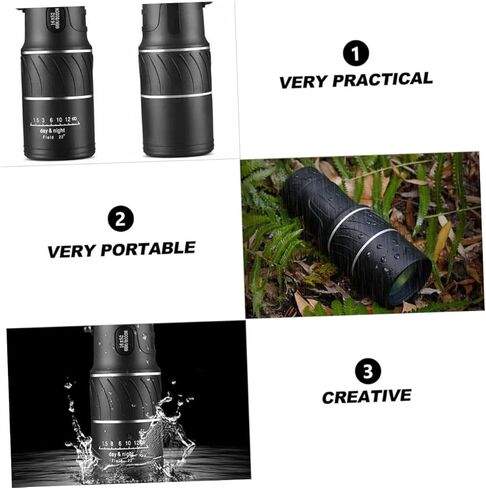VILLCASE High Resolution Monocular Telescope Portable Night Vision Scope for Bird Watching Hiking Sports Concerts Astronomy Observation in Saudi Arabia