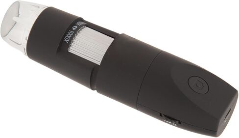 Ciciglow مجهر رقمي لاسلكي، مجهر محمول باليد 50-1000x واي فاي مع LED قابل للتعديل، كاميرا فحص USB للهواتف المحمولة والكمبيوتر المحمول التي تعمل بنظام Android in Kuwait