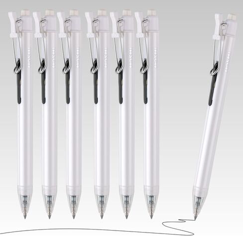 Hoshi 6 PCs Premium Retractable Gel Pens Blue Ink, 0.5mm Fine Point, Auto-Lock Pocket Clip, Quick-Dry Japanese Ink for Teacher, College, Back to School & Office Supplies in Saudi Arabia