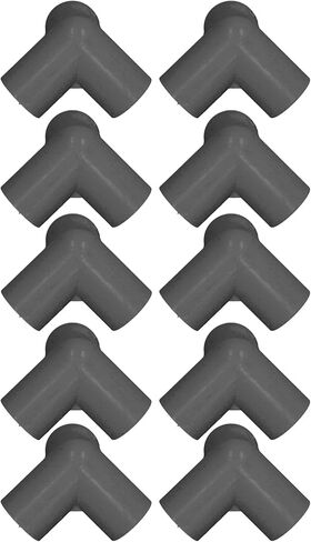 10pcs 3 طريقة تجهيزات الأنابيب PVC البلاستيك توصل كوع الزاوية القطر الداخلي 25 مم للاستخدام الداخلي والخارجي (أبيض) in Saudi Arabia