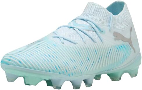 حذاء رياضي لكرة القدم للسيدات Future 8 Match Light Up Firm Ground من PUMA - أزرق - مقاس 7 M in Kuwait