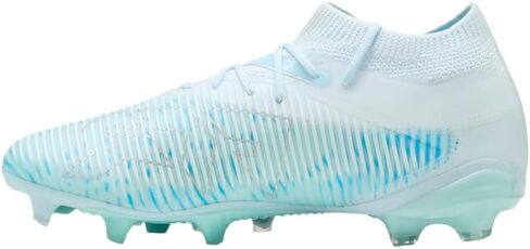 حذاء رياضي لكرة القدم للسيدات Future 8 Match Light Up Firm Ground من PUMA - أزرق - مقاس 7 M in Kuwait